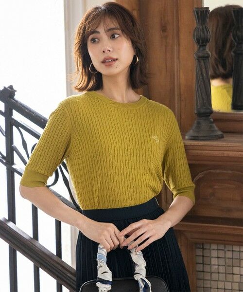 S size ONWARD(小さいサイズ) / エスサイズオンワード ニット・セーター | ケーブルニット プルオーバー | 詳細13