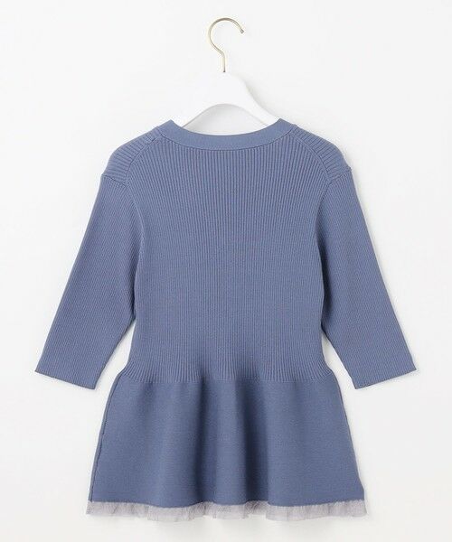 S size ONWARD(小さいサイズ) / エスサイズオンワード ニット・セーター | 【洗える】シアーフリルペプラム ニット | 詳細3