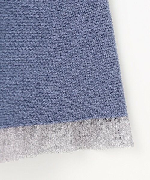 S size ONWARD(小さいサイズ) / エスサイズオンワード ニット・セーター | 【洗える】シアーフリルペプラム ニット | 詳細7