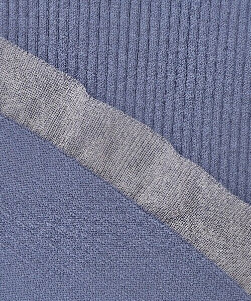 S size ONWARD(小さいサイズ) / エスサイズオンワード ニット・セーター | 【洗える】シアーフリルペプラム ニット | 詳細8