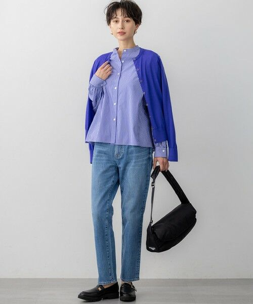 S size ONWARD(小さいサイズ) / エスサイズオンワード カーディガン・ボレロ | 【洗える】サステナブルウール ベーシック カーディガン | 詳細10