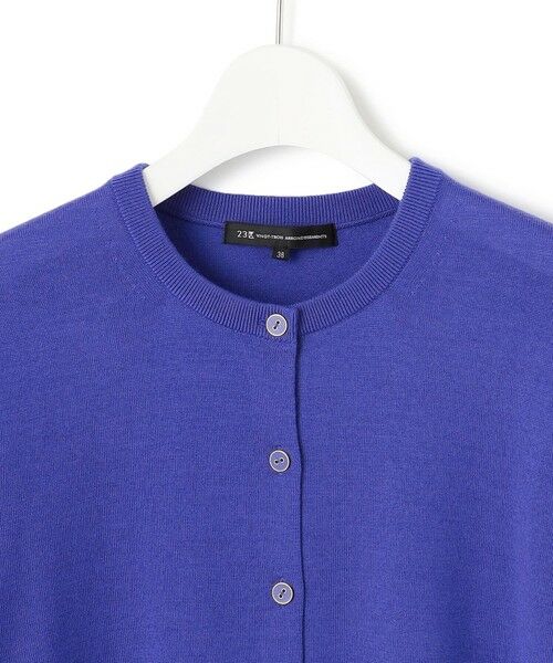 S size ONWARD(小さいサイズ) / エスサイズオンワード カーディガン・ボレロ | 【洗える】サステナブルウール ベーシック カーディガン | 詳細13