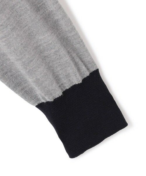 S size ONWARD(小さいサイズ) / エスサイズオンワード カーディガン・ボレロ | 【洗える】サステナブルウール Vネック バイカラー カーディガン | 詳細7