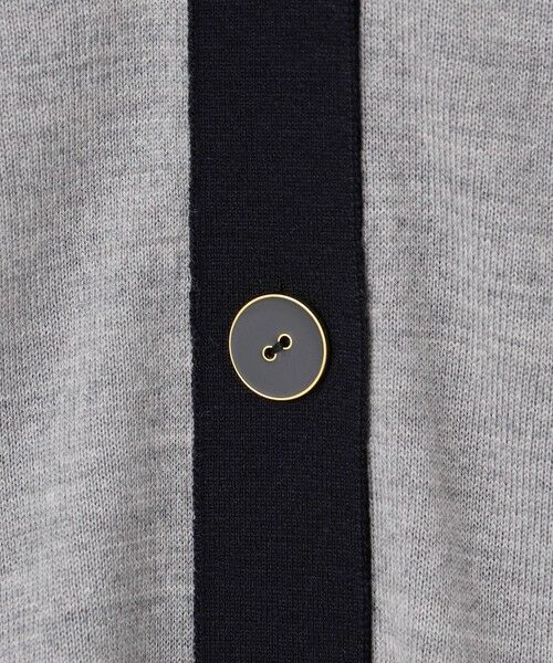 S size ONWARD(小さいサイズ) / エスサイズオンワード カーディガン・ボレロ | 【洗える】サステナブルウール Vネック バイカラー カーディガン | 詳細9