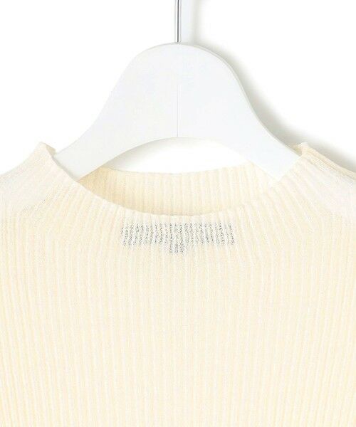 S size ONWARD(小さいサイズ) / エスサイズオンワード ニット・セーター | 【洗える】シアーリブハイネック ニット | 詳細8