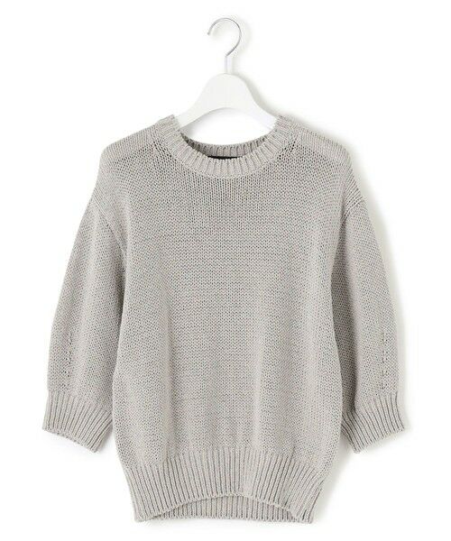 S size ONWARD(小さいサイズ) / エスサイズオンワード ニット・セーター | 【洗える】ルレックスバルキー5分袖 ラメ ニット | 詳細9