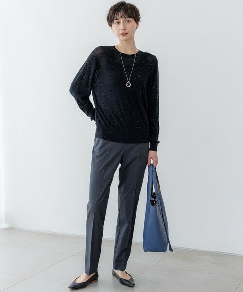 S size ONWARD(小さいサイズ) / エスサイズオンワード ニット・セーター | 【洗える】シアースパンコール ニット | 詳細2