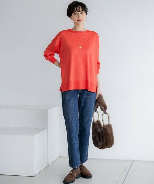 S size ONWARD(小さいサイズ) / エスサイズオンワード ニット・セーター | 【洗える】オータムシャイニー リラクシー ニット | 詳細6