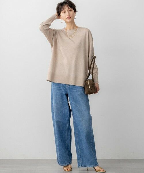 S size ONWARD(小さいサイズ) / エスサイズオンワード ニット・セーター | 【洗える】オータムシャイニー リラクシー ニット | 詳細9