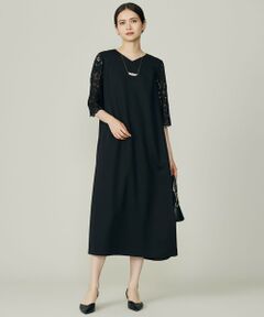 最終値下げルネ⭐︎素敵なワンピースサイズ32 ⭐︎送料込み セットアップ対応】トリアセダブルジョーゼット シフォン