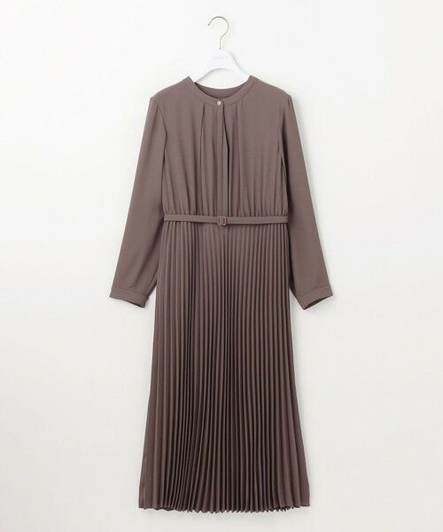 S size ONWARD(小さいサイズ) / エスサイズオンワード ロング・マキシ丈ワンピース | 【洗える】ノーブルプリーツ ワンピース | 詳細4