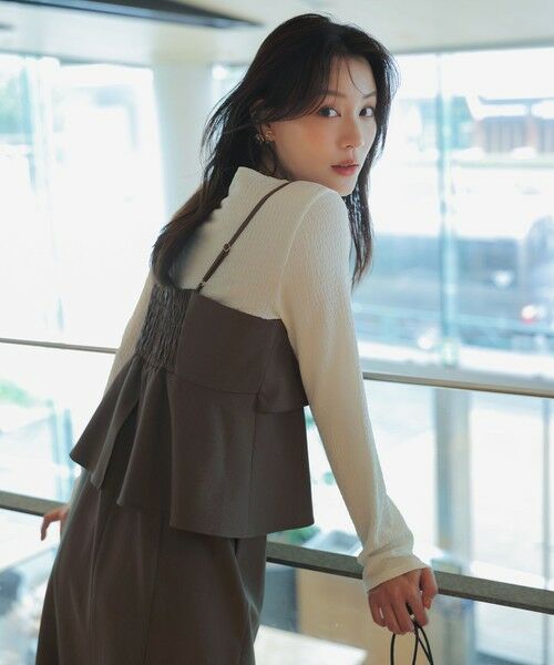 S size ONWARD(小さいサイズ) / エスサイズオンワード セットアップ | ビスチェワンピース × カットソー セット | 詳細3