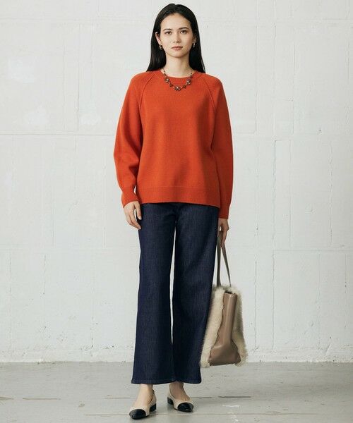 S size ONWARD(小さいサイズ) / エスサイズオンワード デニムパンツ | ウスカルデニムワイドストレート パンツ | 詳細3