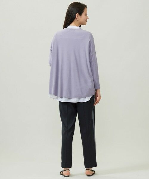 S size ONWARD(小さいサイズ) / エスサイズオンワード その他パンツ | 【カタログ掲載】ウールライクストレッチテーパード パンツ | 詳細8