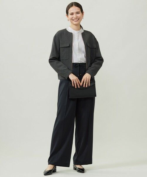 S size ONWARD(小さいサイズ) / エスサイズオンワード その他パンツ | 【カタログ掲載】ウールライクストレッチワイド パンツ | 詳細24