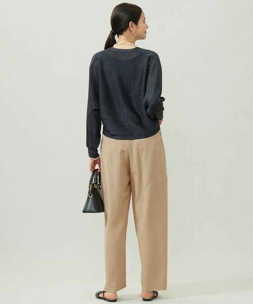 S size ONWARD(小さいサイズ) / エスサイズオンワード その他パンツ | セルロースコットンチノコクーンシルエット パンツ | 詳細7