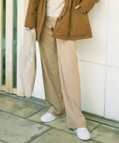 S size ONWARD(小さいサイズ) / エスサイズオンワード その他パンツ | 【カタログ掲載】TRギャバストレート パンツ