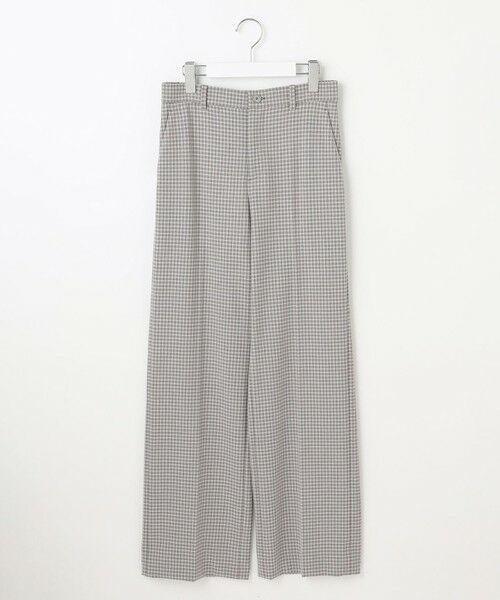 S size ONWARD(小さいサイズ) / エスサイズオンワード その他パンツ | TRギャバチェック柄ストレート パンツ | 詳細16