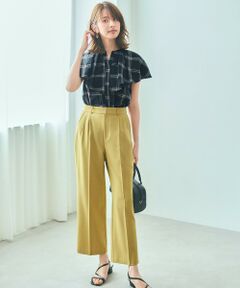 S size ONWARD(小さいサイズ) / エスサイズオンワード その他パンツ | 【UVカット・アンチピリング・洗える】ウーステッドエステル ワイドパンツ