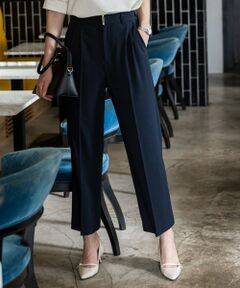 S size ONWARD(小さいサイズ) / エスサイズオンワード その他パンツ | 【UVカット・アンチピリング・洗える】ウーステッドエステル ワイドパンツ