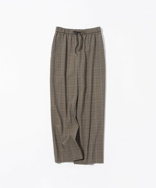 S size ONWARD(小さいサイズ) / エスサイズオンワード その他パンツ | 【洗える】ドライ2WAYストレッチ チェック ワイド パンツ | 詳細12