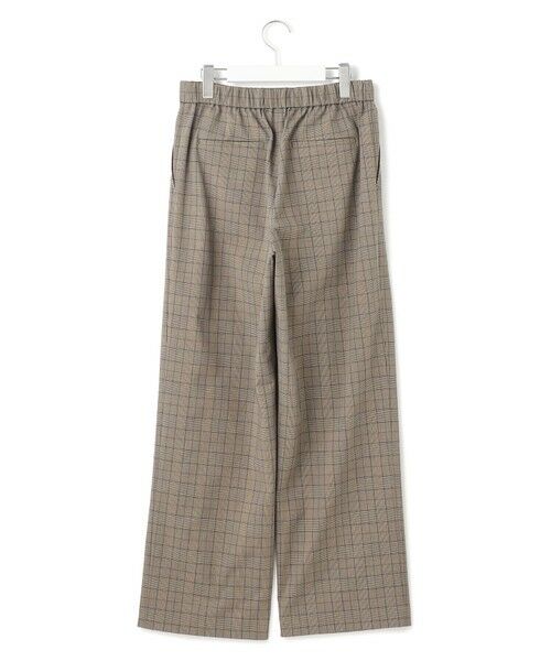 S size ONWARD(小さいサイズ) / エスサイズオンワード その他パンツ | 【洗える】ドライ2WAYストレッチ チェック ワイド パンツ | 詳細14