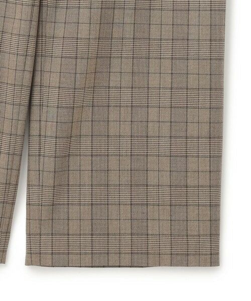 S size ONWARD(小さいサイズ) / エスサイズオンワード その他パンツ | 【洗える】ドライ2WAYストレッチ チェック ワイド パンツ | 詳細18