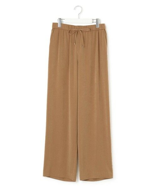 S size ONWARD(小さいサイズ) / エスサイズオンワード その他パンツ | 【見上愛さん着用/Oggi10月号掲載/洗える】スエーディーサテン ワイド パンツ | 詳細17