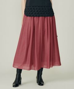 S size ONWARD(小さいサイズ) / エスサイズオンワード ミニ・ひざ丈スカート | シアー スカート