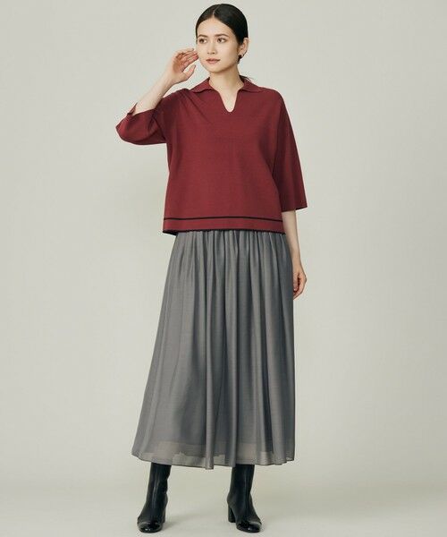 S size ONWARD(小さいサイズ) / エスサイズオンワード ミニ・ひざ丈スカート | シアー スカート | 詳細13