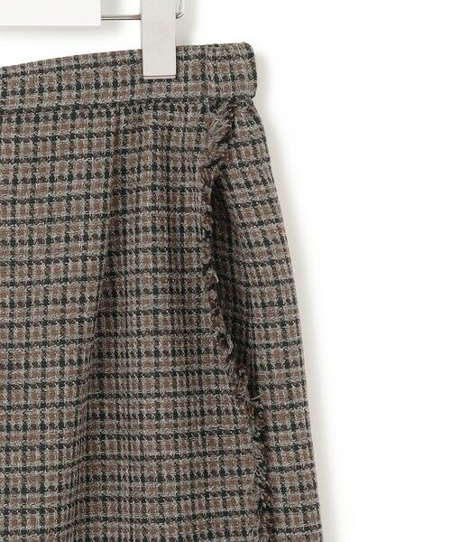 S size ONWARD(小さいサイズ) / エスサイズオンワード ミニ・ひざ丈スカート | 【GLOW10月号掲載/洗える】ツイーディーカラーミックス  Iライン スカート | 詳細16