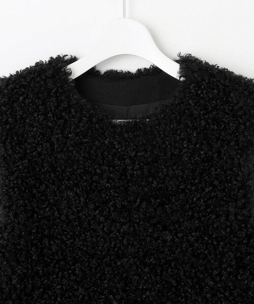 S size ONWARD(小さいサイズ) / エスサイズオンワード ベスト | 【SHIHOさん着用】カルガンラムエコファー ジレ | 詳細13