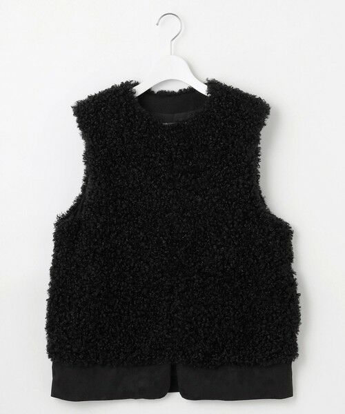 S size ONWARD(小さいサイズ) / エスサイズオンワード ベスト | 【SHIHOさん着用】カルガンラムエコファー ジレ | 詳細20