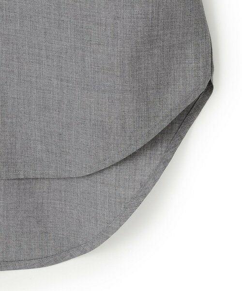 S size ONWARD(小さいサイズ) / エスサイズオンワード シャツ・ブラウス | 【SLOW/一部店舗限定】ライトタンブラータフタ バックボタン シャツ | 詳細7