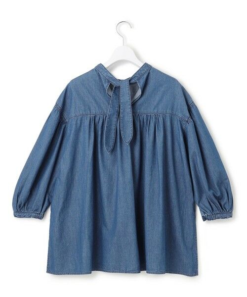 S size ONWARD(小さいサイズ) / エスサイズオンワード シャツ・ブラウス | 【SLOW/一部店舗限定】ライトオンス デニム バックリボン ブラウス | 詳細2