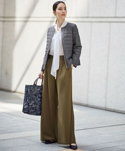 S size ONWARD(小さいサイズ) / エスサイズオンワード シャツ・ブラウス | 【カタログ掲載】ソフトスパンビエラボウタイ ブラウス | 詳細1