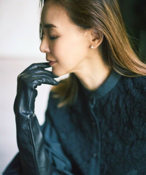 S size ONWARD(小さいサイズ) / エスサイズオンワード シャツ・ブラウス | 【SHIHOさん着用】レースブロッキング ブラウス | 詳細4