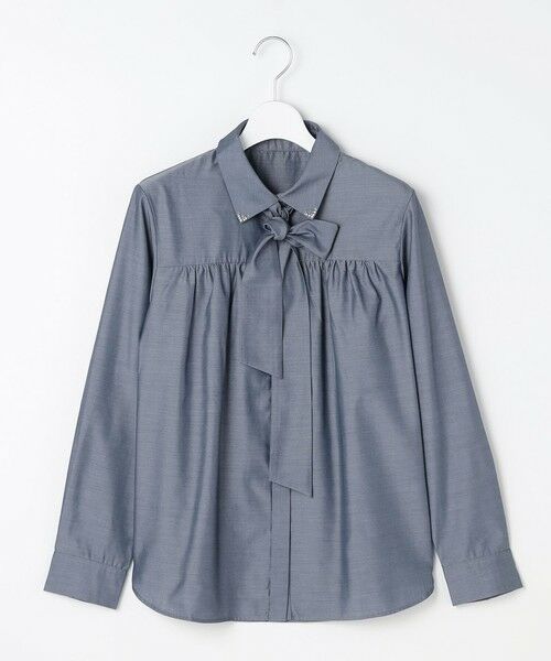 S size ONWARD(小さいサイズ) / エスサイズオンワード シャツ・ブラウス | ボウタイ付きビジュー シャツ | 詳細26