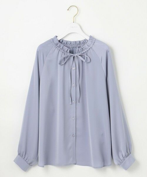 S size ONWARD(小さいサイズ) / エスサイズオンワード シャツ・ブラウス | 【前後着用可能】ギャザーネック ブラウス | 詳細10