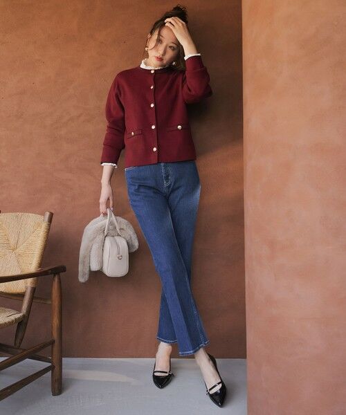 S size ONWARD(小さいサイズ) / エスサイズオンワード シャツ・ブラウス | ピンタックフリル シャツ | 詳細9