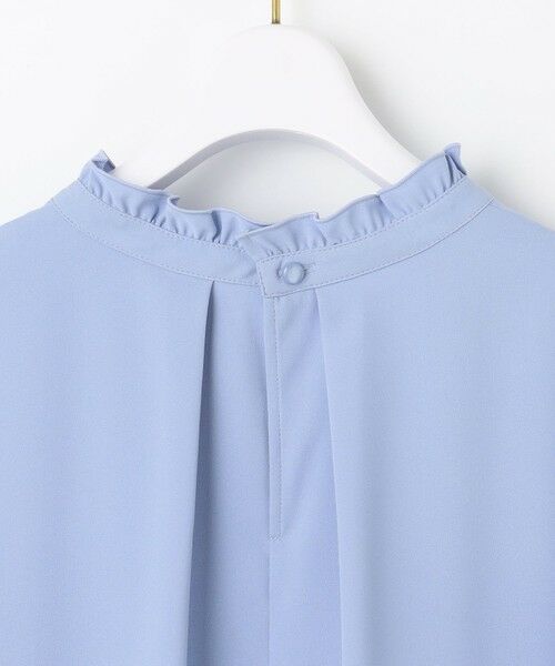 S size ONWARD(小さいサイズ) / エスサイズオンワード シャツ・ブラウス | 【洗える】フリルネックスタンド ブラウス | 詳細15