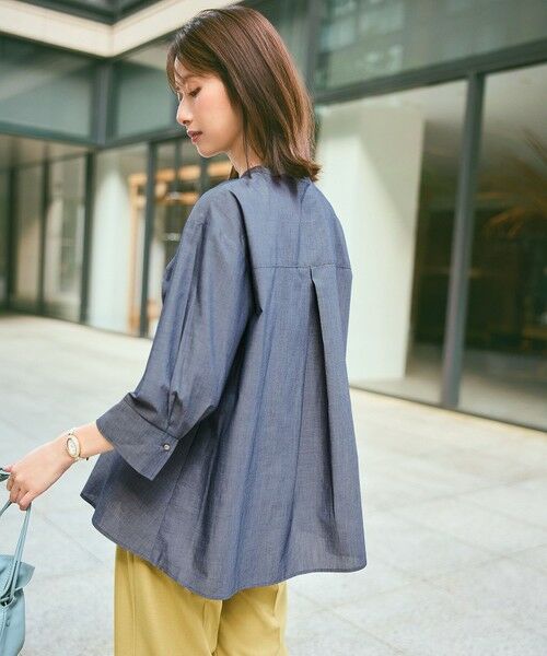 S size ONWARD(小さいサイズ) / エスサイズオンワード シャツ・ブラウス | 【洗える】ウエストタックチュニック ブラウス | 詳細14