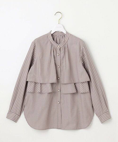 S size ONWARD(小さいサイズ) / エスサイズオンワード シャツ・ブラウス | ラッフルレイヤード ブラウス | 詳細4