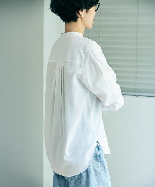 S size ONWARD(小さいサイズ) / エスサイズオンワード シャツ・ブラウス | 【滝沢眞規子さん着用/mi-molletコラボ/洗える】CANCLINI デザイン シャツ | 詳細1