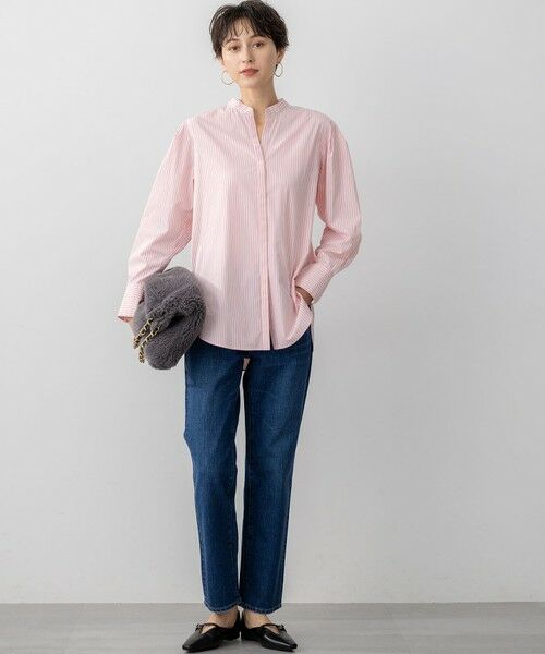 S size ONWARD(小さいサイズ) / エスサイズオンワード シャツ・ブラウス | 【滝沢眞規子さん着用/mi-molletコラボ/洗える】CANCLINI デザイン シャツ | 詳細12