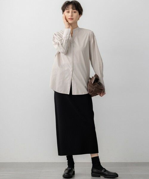 S size ONWARD(小さいサイズ) / エスサイズオンワード シャツ・ブラウス | 【滝沢眞規子さん着用/mi-molletコラボ/洗える】CANCLINI デザイン シャツ | 詳細14