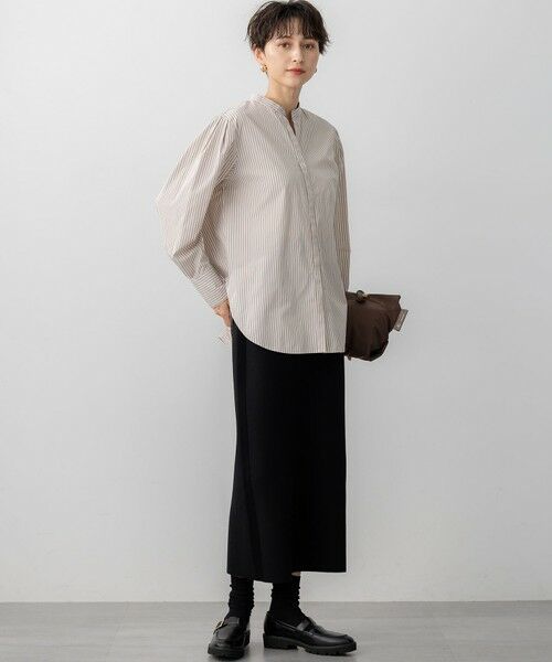 S size ONWARD(小さいサイズ) / エスサイズオンワード シャツ・ブラウス | 【滝沢眞規子さん着用/mi-molletコラボ/洗える】CANCLINI デザイン シャツ | 詳細15