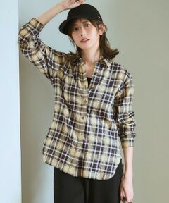 S size ONWARD(小さいサイズ) / エスサイズオンワード シャツ・ブラウス | 【WEB限定】シャーリング チェック シャツ
