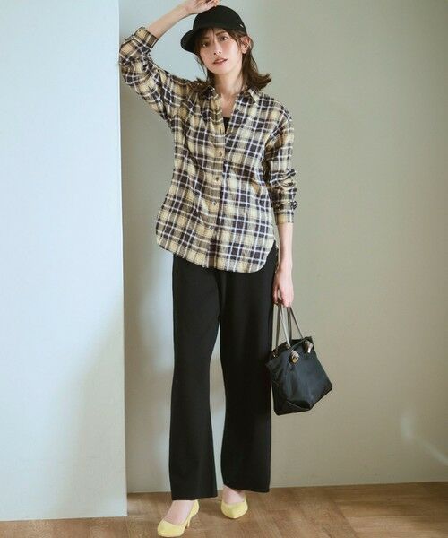 S size ONWARD(小さいサイズ) / エスサイズオンワード シャツ・ブラウス | 【WEB限定】シャーリング チェック シャツ | 詳細1