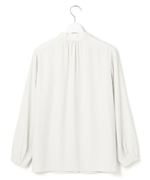 S size ONWARD(小さいサイズ) / エスサイズオンワード シャツ・ブラウス | 【洗える】バックサテンアムンゼン ボウタイ ブラウス | 詳細8